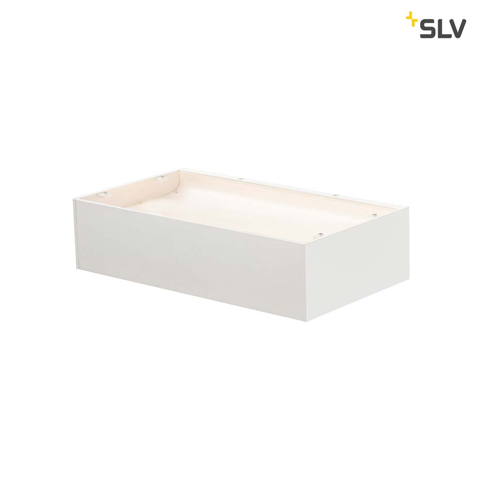 S.Luce SLV Shell 30 LED Wandaufbauleuchte Weiß Kostenlose Rückgabe
