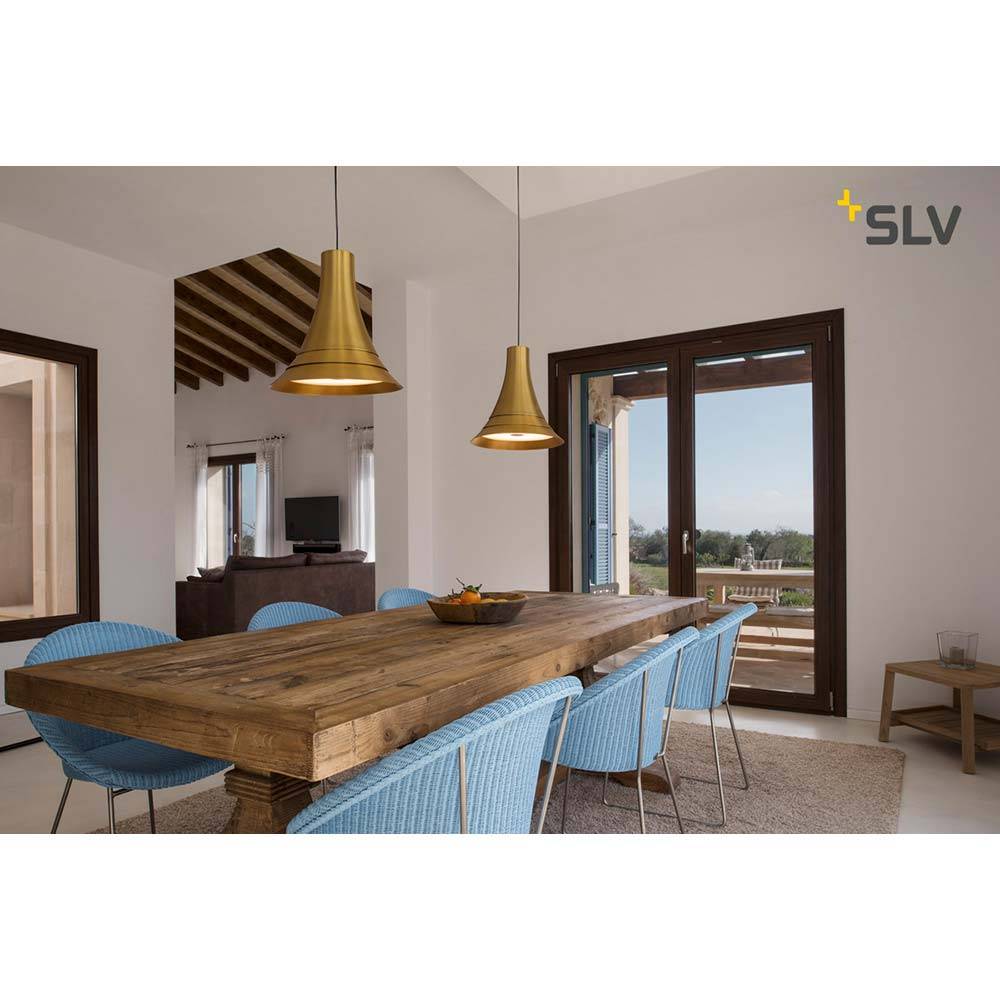 S.Luce SLV Bato 35 LED Pendelleuchte Messing Begrenzte Freigabe