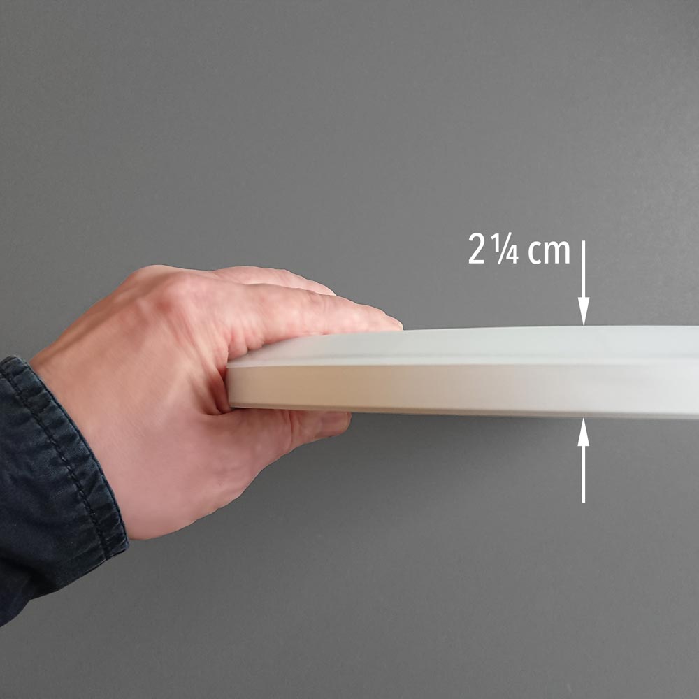 S.Luce LED Deckenleuchte Board 29 4000K Dimmbar per Schalter Weiß Neueste Stile
