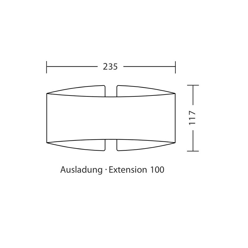 S.Luce Holtkötter LED-Wandlampe VOILÀ Fumé matt Dimmbar 800lm 2700K Bis zu 60% Rabatt