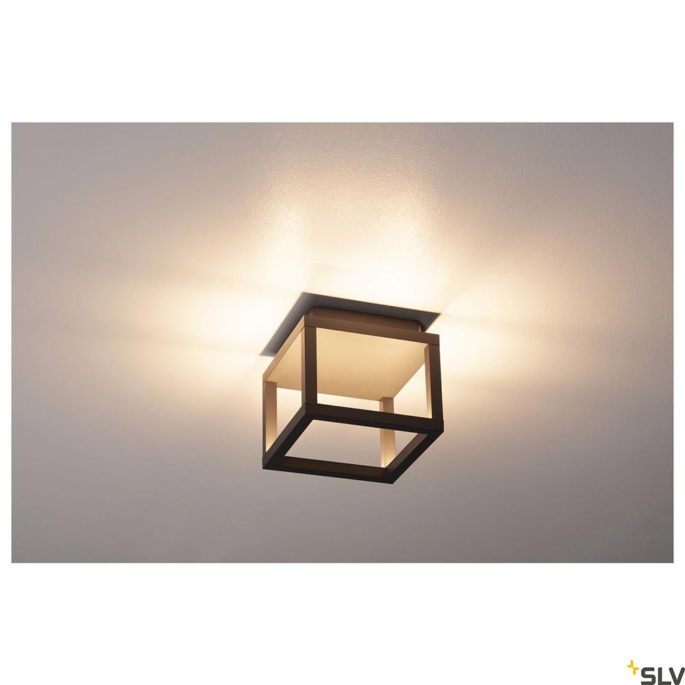 S.Luce SLV Quadrulo XS LED Outdoor Deckenaufbauleuchte Anthrazit Discount Store für neue Produkte