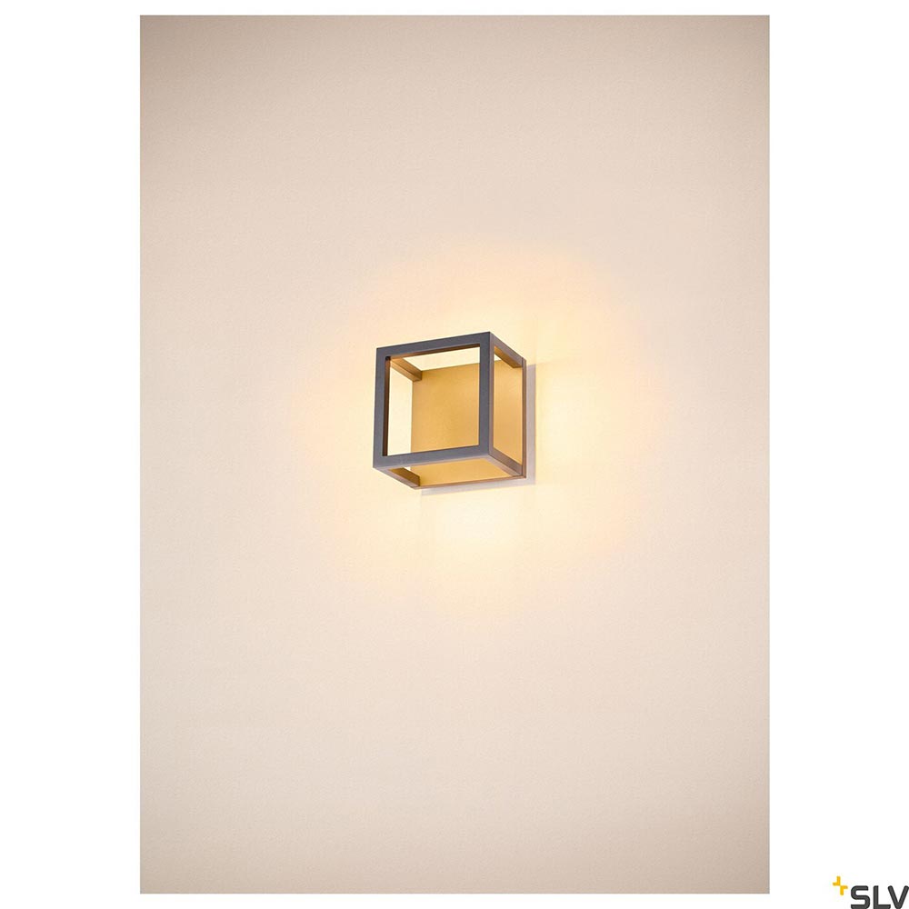 S.Luce SLV Quadrulo XS LED Outdoor Deckenaufbauleuchte Anthrazit Discount Store für neue Produkte