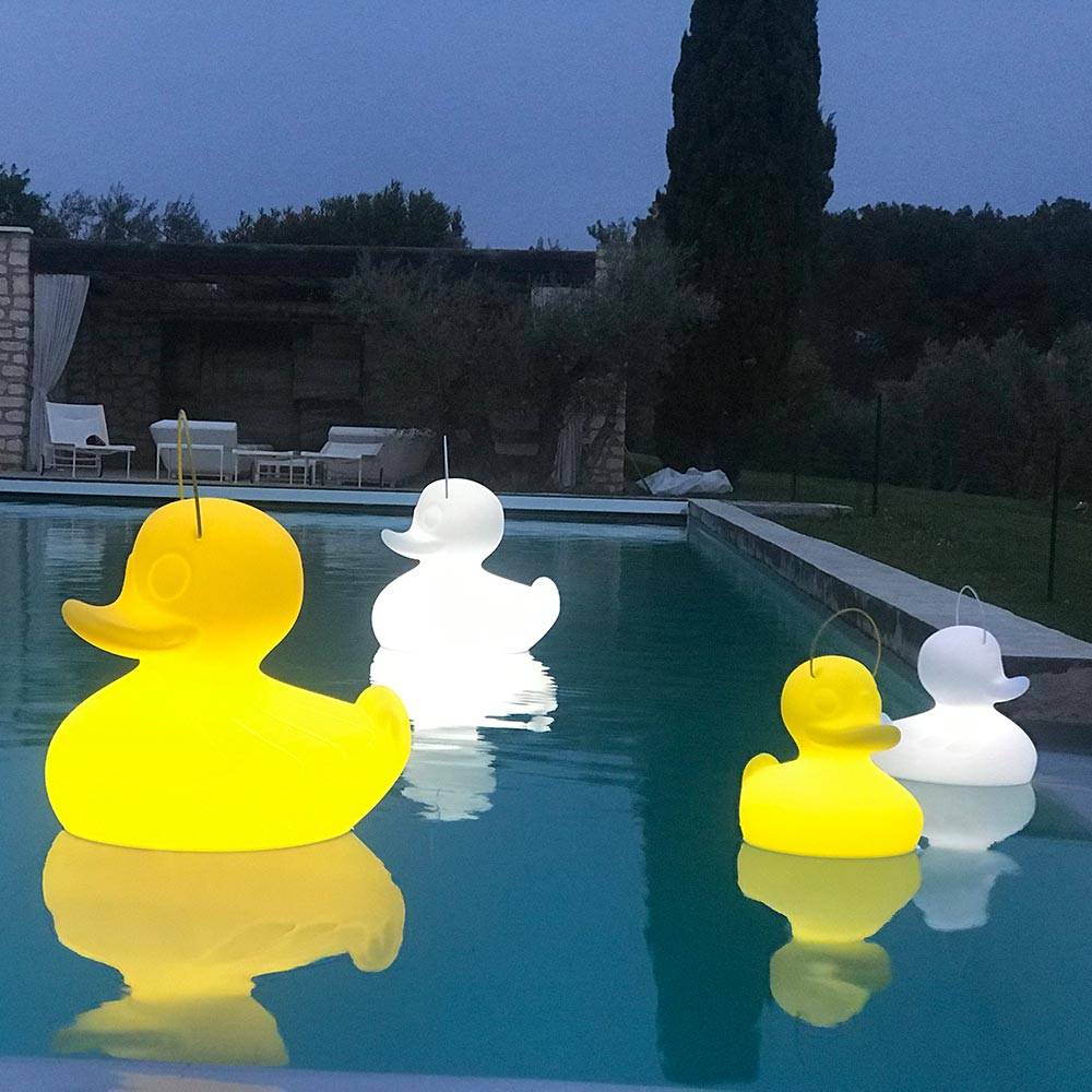 S.Luce Schwimmfähige Akku-LED-Leuchte Duck-Duck S Gelb Nur noch ein Tag übrig