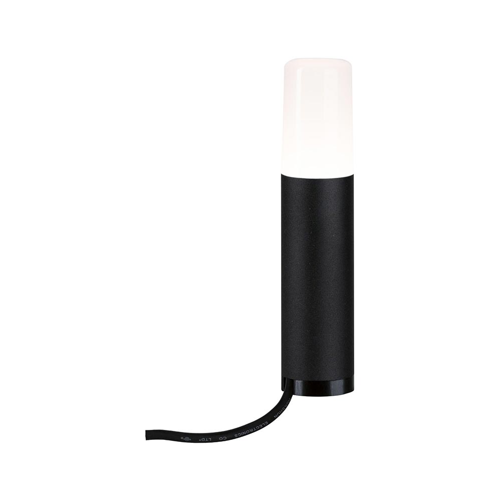 S.Luce Plug & Shine LED Pollerleuchte Flarea Metall Schwarz IP65 Riesige Rabatte