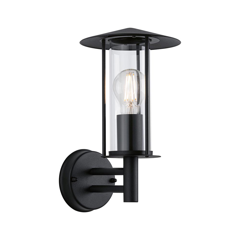 S.Luce Außenwandleuchte Classic Dunkelgrau Metall Glas Begrenzt auf 3 Tage