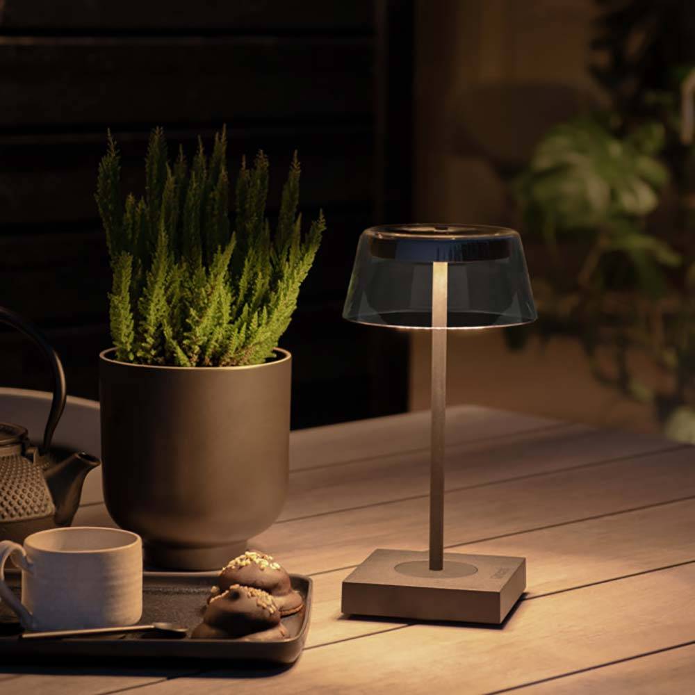 S.Luce Scilla LED Akku Tischleuchte IP54