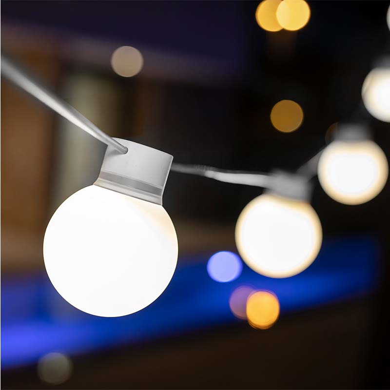 S.Luce Bruna Solar LED Girlande 8m IP44