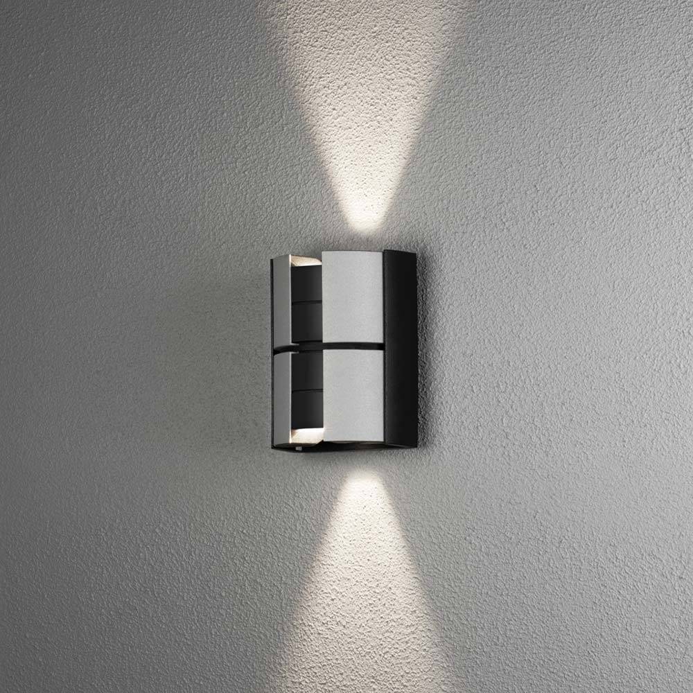 S.Luce Vidar LED Wandleuchte Silber