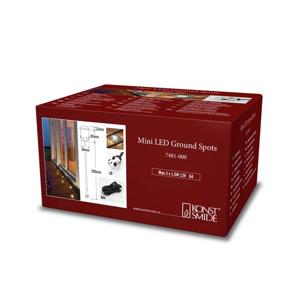 S.Luce Mini Bodeneinbaustrahler 3er-Set 2025