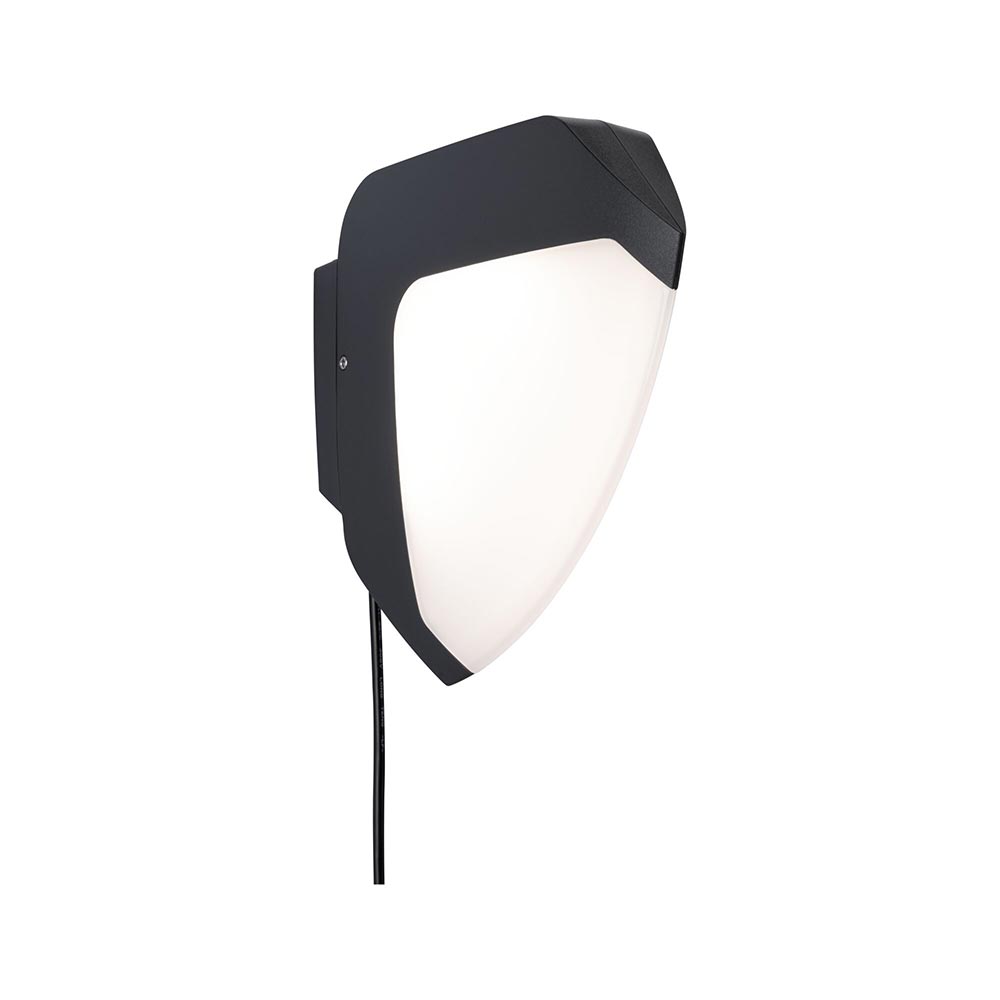S.Luce Park + Light LED Außenwandleuchte Ikosea Anthrazit