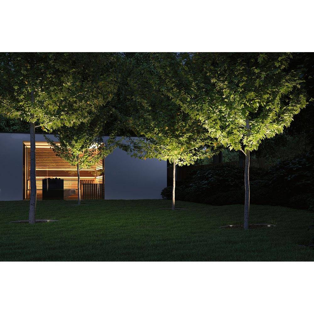 S.Luce LED Bodeneinbauleuchte Floor Ø12cm Edelstahl IP67 Auslauf