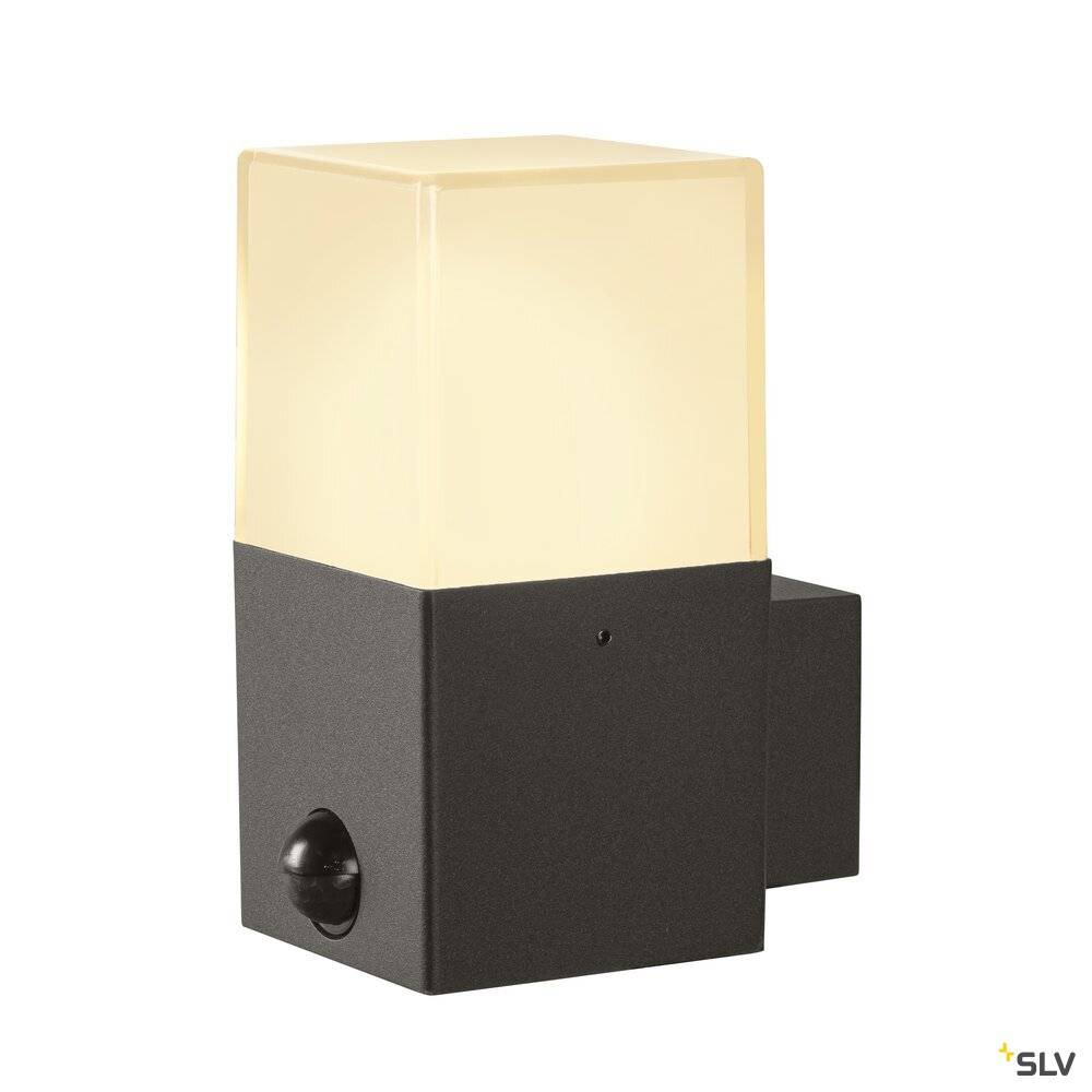 S.Luce SLV Grafit Square Aupen Wandleuchte mit Sensor Anthrazit Cyber Monday