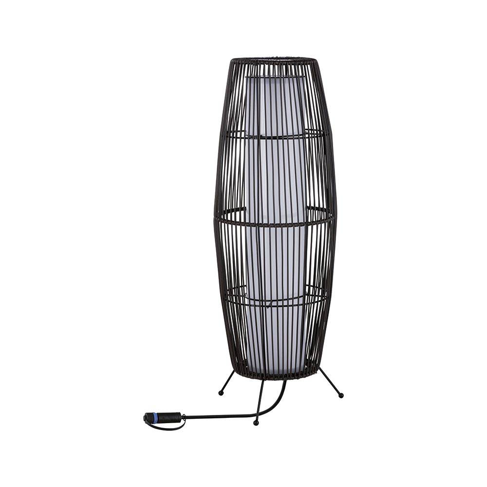 S.Luce Plug & Shine LED Lichtobjekt Basket Rattan Braun Jubiläumsangebot