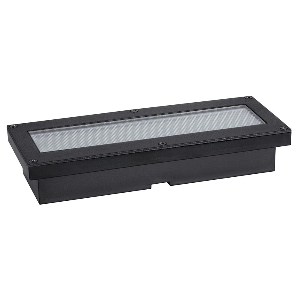 S.Luce Solar LED Bodeneinbauleuchte Domenic Schwarz IP67 Top Angebot