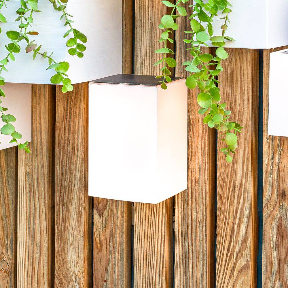 S.Luce Wally LED Quader-Wandlampe Solar Neueste Mode
