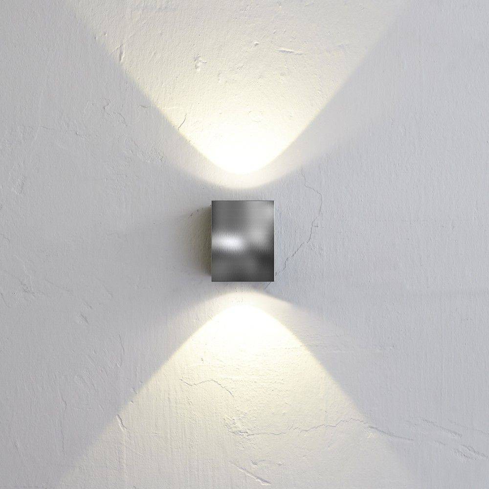 S.Luce Baleno Quadi LED Wand-Außenleuchte Up&Down Edelstahl Neuheiten