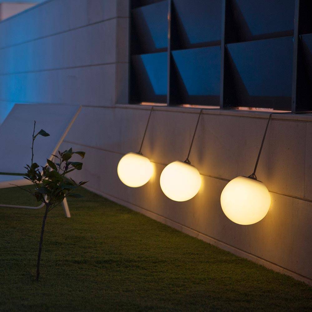 S.Luce Akku LED-Hängeleuchte in Kugelform Norai mit Fernbedienung Letzte 3 Tage