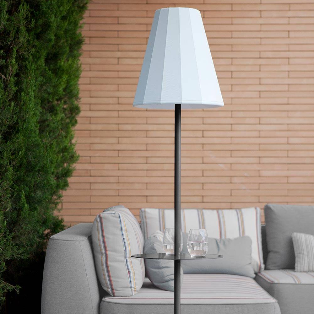 S.Luce LED Solar-Stehleuchte Helga mit Fernbedienung Letzte 2 Tage