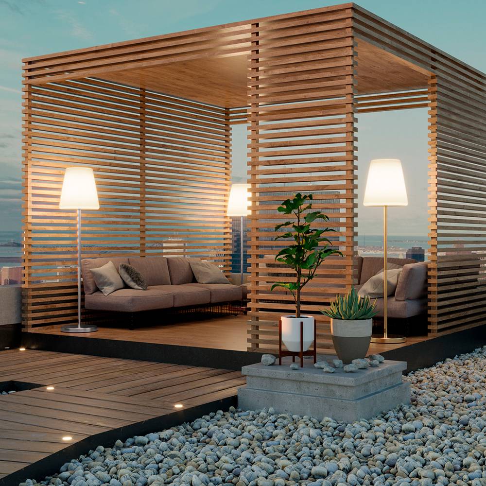 S.Luce Terrassen Stehleuchte Lola 177cm Zeitbegrenzte Promotion