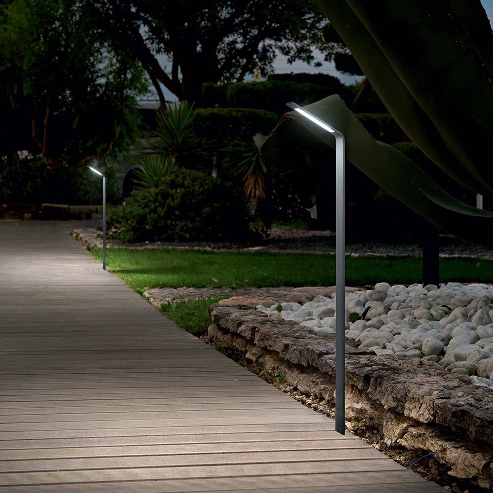 S.Luce Ideal Lux Agos LED Outdoor-Wegleuchte IP54 Begrenztes Angebot