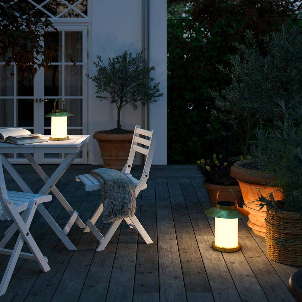 S.Luce Nordlux Temple LED Solar Bodenleuchte IP54 Lagerräumung