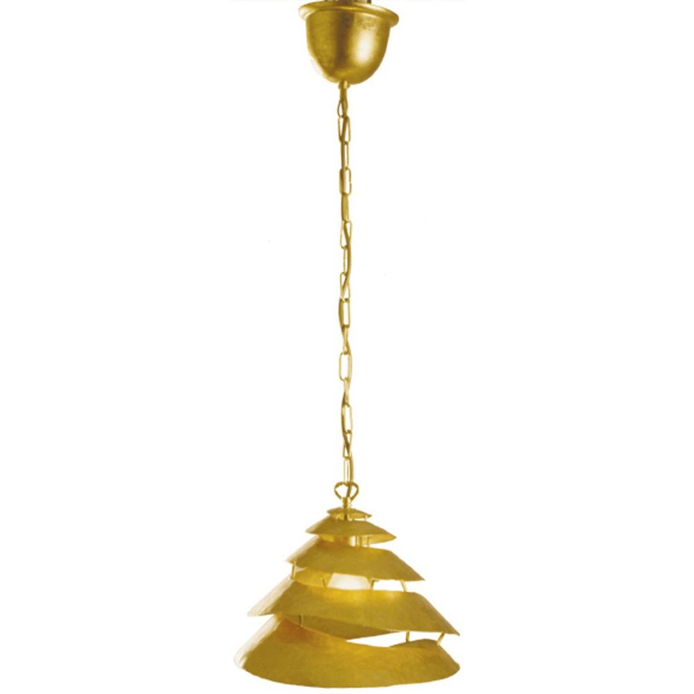 S.Luce Pendelleuchte Snail One Eisen Gold Exklusive Angebote