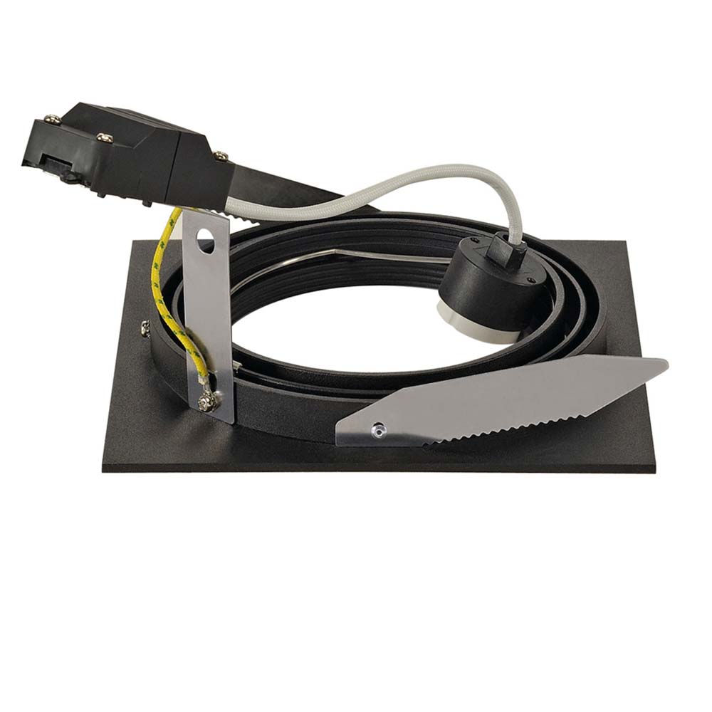 S.Luce SLV New Tria I ES111 Square Schwarz GU10 max. 75W inkl. Blattfedern VIP-Rabatte