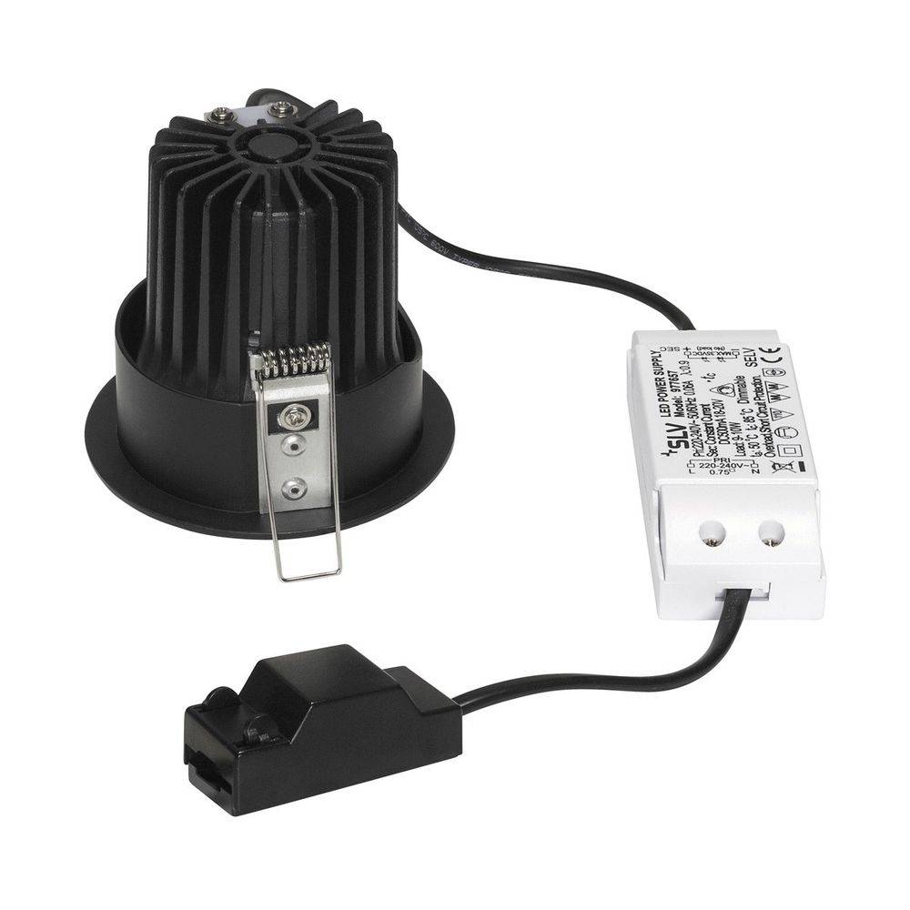 S.Luce SLV H-Light Reflector Schwarz 12W 20° 2700K inkl. Treiber & Clipfeder Neueste Stile