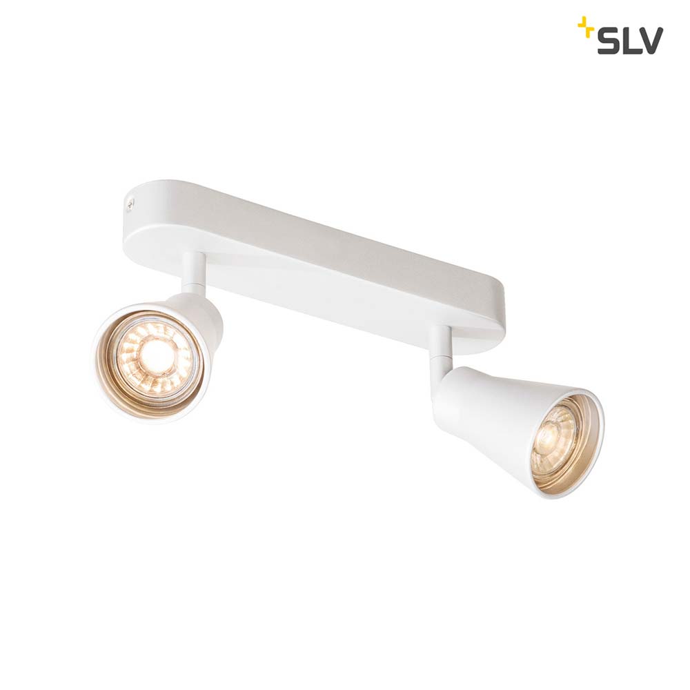 S.Luce SLV Avo Double Aufbauleuchte Weiß Sonderangebot der Fabrik
