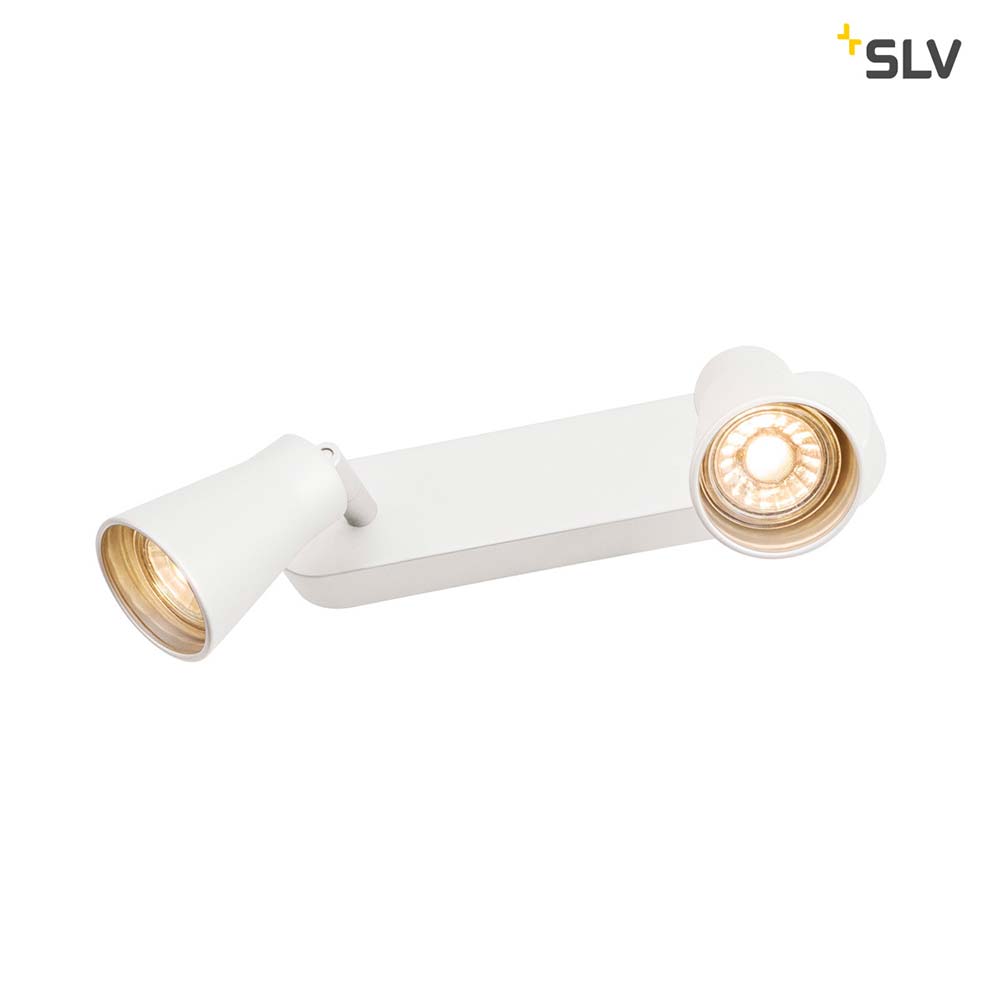 S.Luce SLV Avo Double Aufbauleuchte Weiß Sonderangebot der Fabrik