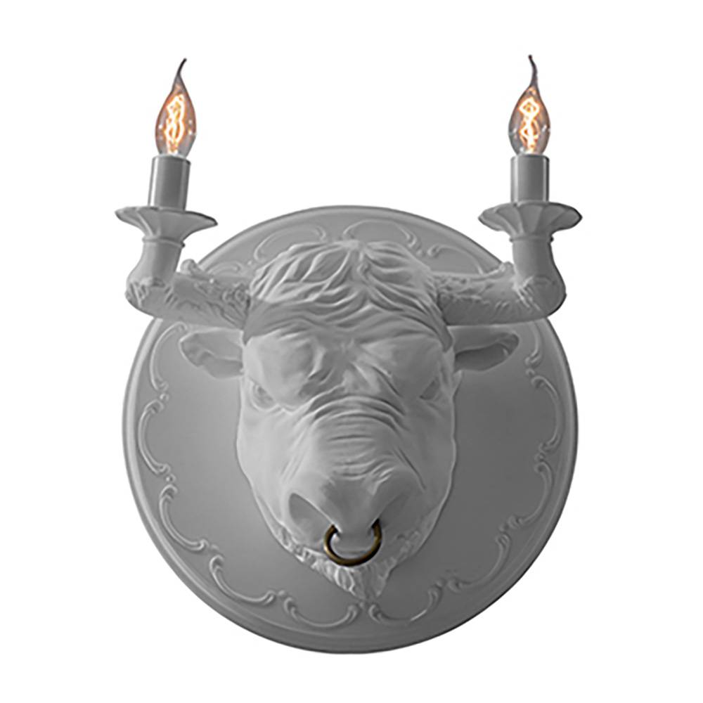 S.Luce Karman Corrado Stier-Wandleuchte 50% Rabatt mit kostenlosem Versand