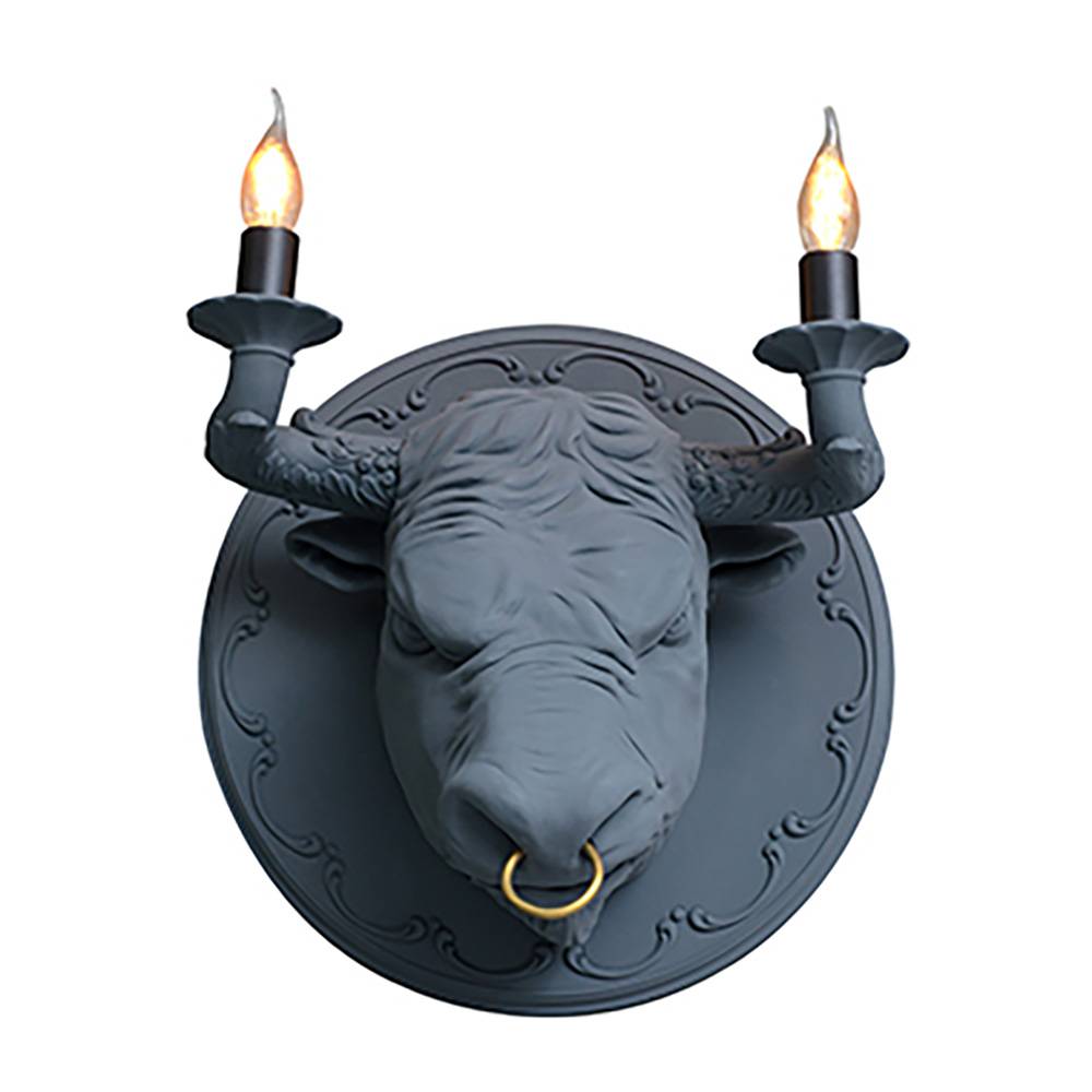 S.Luce Karman Corrado Stier-Wandleuchte 50% Rabatt mit kostenlosem Versand