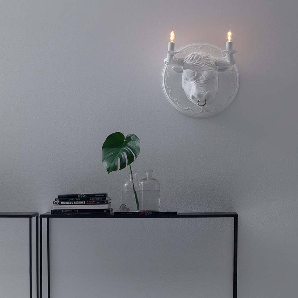 S.Luce Karman Corrado Stier-Wandleuchte 50% Rabatt mit kostenlosem Versand